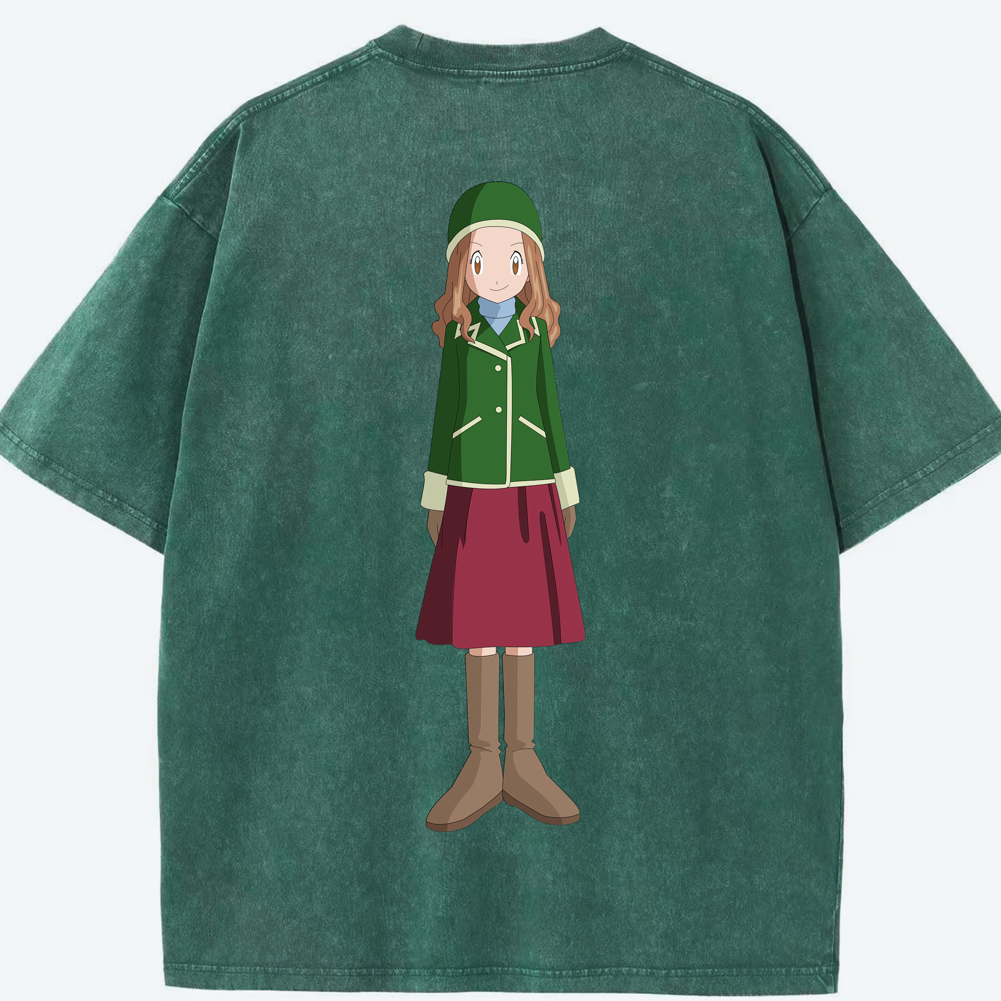 （画像用） Digimon デジタルモンスター/デジモン 綿100% ヴィンテージ風 半袖Tシャツ（背面プリント）